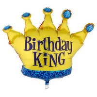 Birthday King Mylar Balloon, 36 in