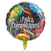Feliz Cumpleanos! Holographic Balloon, 18 in, 1 count, 1 Each