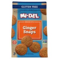 Mi-Del Gluten Free Swedish Style Ginger Snaps, 8 oz, 8 Ounce