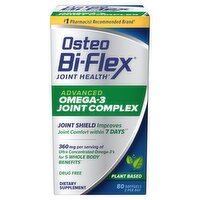 Osteo Bi-Flex Advanced Omega-3 Joint Complex Dietary Supplement, 80 count