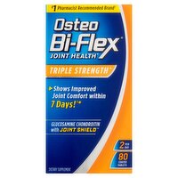 Osteo Bi-Flex Joint Health Triple Strength Coated Tablets, 80 count, 80 Each