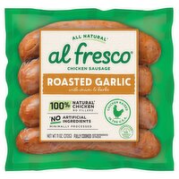 Alfresco Roasted Garlic with Onions and Herbs Chicken Sausage, 4 count, 11 oz, 11 Ounce