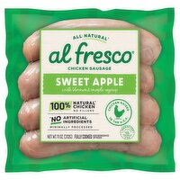 Al Fresco Sweet Apple Chicken Sausage, 11 oz