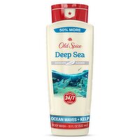 Old Spice Men's Body Wash Deep Cleanse with Deep Sea Minerals, 24/7 Shower Fresh, 18 oz