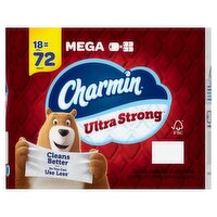 Charmin Ultra Strong Unscented Bathroom Tissue, 18 count, 435.6 Each