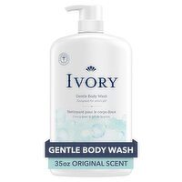 Ivory Gentle Body Wash, Original Scent, 35oz