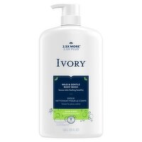 Ivory Mild & Gentle Body Wash, Aloe Scent, 1035 mL, 35 Fluid ounce