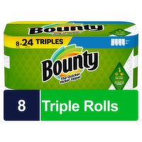 Bounty Select-A-Size Triple Rolls Paper Towels, 8 count, 10.8 Each