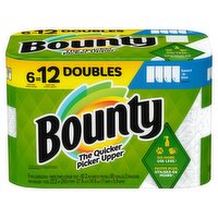 Bounty Select-A-Size White Double Paper Towels, 6 count, 540 Each