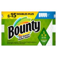 Bounty Select-A-Size White Double Plus Rolls Paper Towels, 6 count, 678 Each