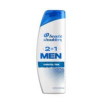 Head and Shoulders Mens 2 in 1 Dandruff Shampoo and Conditioner, Anti-Dandruff Treatment, Coastal T