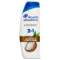 Head and Shoulders 2 in 1 Dandruff Shampoo and Conditioner, Anti-Dandruff Treatment, Coconut for Da