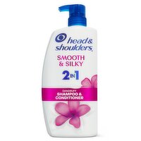 Head and Shoulders 2 in 1 Dandruff Shampoo and Conditioner, Anti-Dandruff Treatment, Smooth and Sil