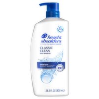 Head & Shoulders Classic Clean Daily Dandruff Shampoo, 28.2 fl oz