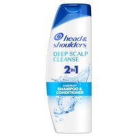 Head and Shoulders 2 in 1 Dandruff Shampoo and Conditioner, Anti-Dandruff Treatment, Deep Scalp Cle