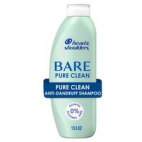 Head & Shoulders BARE Pure Clean Dandruff Shampoo, Anti-Dandruff Treatment, 13.5 FL OZ