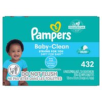 Pampers Complete Clean Wipes, 432 count, 432 Each