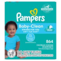 Pampers Baby Clean Baby Fresh Wipes, 12 pack, 816 count