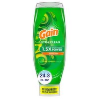 Gain Ultra Clean Original Scent Dishwashing Liquid, 24.3 fl oz