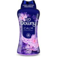 Downy Calm In-Wash Laundry Scent Booster Beads, Soothing Lavender and Vanilla Bean scent, 24 oz, la