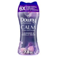 Downy Infusions In-Wash Laundry Scent Booster Beads, CALM, Soothing Lavender and Vanilla Bean, 7.8 