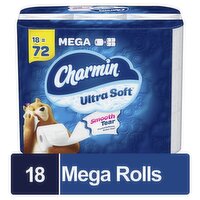 Charmin Ultra Soft Bathroom Tissue, 18 count