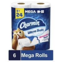 Charmin Ultra Soft Bathroom Tissue, 6 count