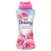 Downy April Fresh In-Wash Laundry Scent Booster Beads, 24 oz, laundry scent beads,  Long-lasting Fr