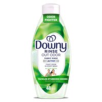 Downy Rinse Laundry Odor Remover, Active Fresh Scent, 48 FL OZ, Fabric Softener and Laundry Odor Re, 48 Fluid ounce