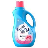 Downy Soft April Fresh 2 In 1 Fabric Softener, 90 loads, 66 fl oz