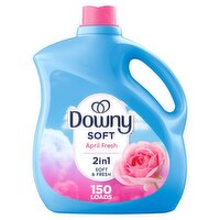 Downy Soft April Fresh 2in1 Fabric Softener, 150 loads, 111 fl oz