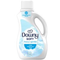 Downy Soft Free & Gentle Fabric Softener, 90 loads, 66 fl oz