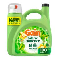 Gain Liquid Laundry Fabric Softener Original Scent, 140 fl oz