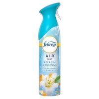 Febreze Air Mist Refresh & Energize Rejuvenating Water Zesty Orange Blossom Air Freshner, 8.8 oz