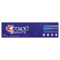 Crest 3D White Stain Eraser Icy Clean Mint Fluoride Anticavity Toothpaste, 3.8 oz