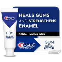 Crest Pro-Health Gum & Enamel Restore Toothpaste 4.8 oz Anticavity, Antibacterial fluoride Toothpas