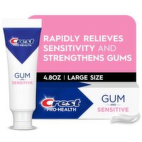 Crest Pro-Health Gum and Sensitive Toothpaste 4.8 oz- Anticavity, Antibacterial Fluoride Toothpaste