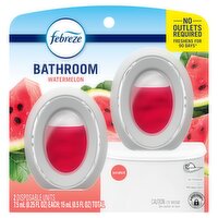 Febreze Watermelon Bathroom Air Freshener, 0.25 fl oz, 2 count