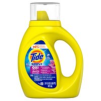 Tide Simply Oxi Boost + Febreze Odor Defense Sunny Breeze Detergent, 22 loads, 31 fl oz