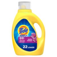 Tide Simply Oxi Boost + Febreze Odor Defense Liquid Laundry Detergent, 31 fl oz, 22 Loads