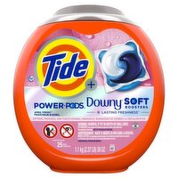 Tide Power Pods Downy April Fresh Detergent, 25 count, 38 oz