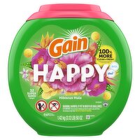 Gain Febreze Oxi Happy Hibiscus Hula Detergent, 50 oz