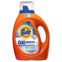 Tide+ Ultra Oxi White + Bright Detergent, 59 loads, 84 fl oz