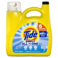 Tide Simply All in One Refreshing Breeze Detergent, 114 loads, 151 fl oz