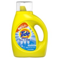 Tide Simply All-In-One Liquid Laundry Detergent, Refreshing Breeze, 32 fl oz