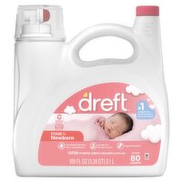 Dreft Stage 1: Newborn Detergent, 80 loads, 105 fl oz, 105 Fluid ounce