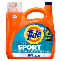 Tide+ Ultra Sport Detergent, 94 loads, 132 fl oz