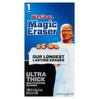 Mr. Clean Magic Eraser Ultra Thick Multi-Purpose Cleaner Household Cleaning Pads, 1 count