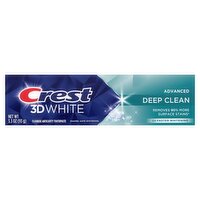 Crest 3D White Advanced Deep Clean Fluoride Anticavity Toothpaste, 3.3 oz