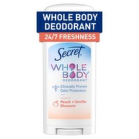 Secret Whole Body Notes of Peach + Vanilla Blossoms Sensitive Deodorant, 2.4 oz